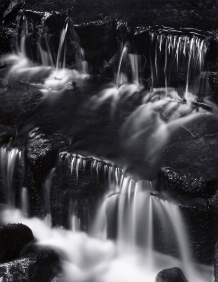 Fern Spring, Dusk, Yosemite Valley c. 1961 Gelatin silver print Collection Center for Creative Photography, The University of Arizona [http://artblart.com/tag/ansel-adams-waterfall-northern-cascades/]