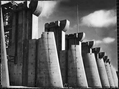 Fort Peck Dam, 1936. [Life.com]